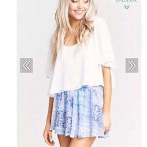 Show me your MUMU Carlos swing shorts